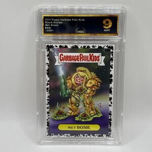 40b Met Rosie BLACK Hole parallel Garbage Pail Kids Intergoolactic Card GPK